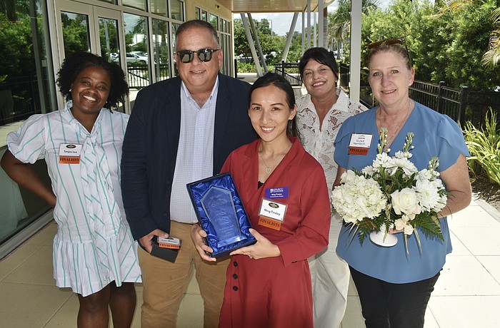 Tanjee Lane, Tyler Marion, Ning Tinsley, Jessica Johnston and Nickie Hartsock of SPARCC were an event finalist.