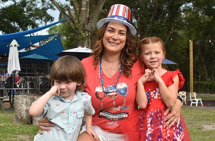 Kristin Hokanson, co-owner of Fiorelli Winery and mom of Jackson and Madison, says the Red, White and Blueberry Celebration is bigger and better every year and is great way to come together as a community.