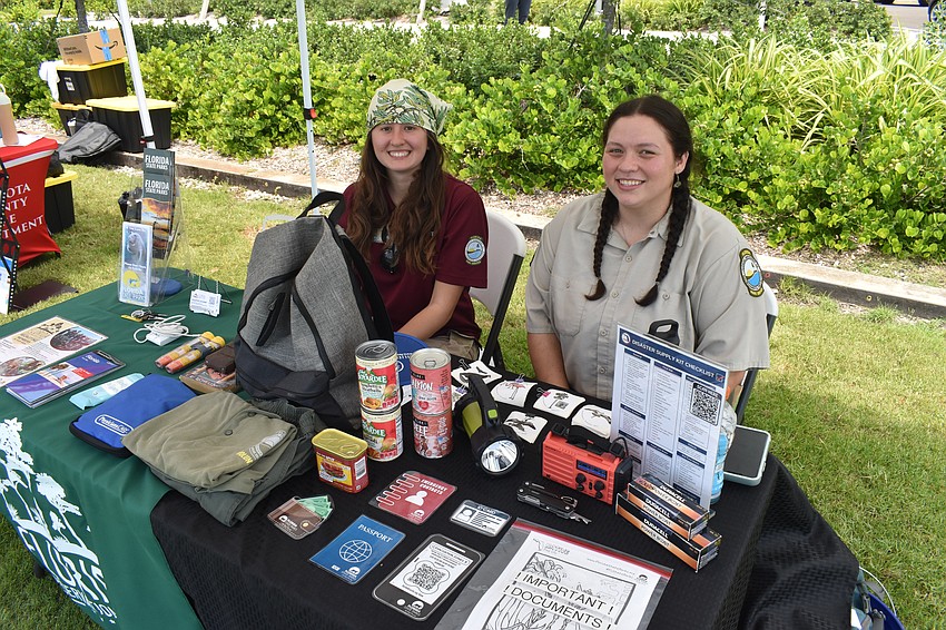 Megan Betancourt and Sophia Gallos represented the Florida Department of Environmental Protection's park service.