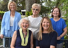 Barbara Joseph, Marylee Danahy, Kristin Sciuto, Andrea Burr and Barbara Thornton embrace the motto of fun, friendship and community service through the Lakewood Ranch Women's Club.