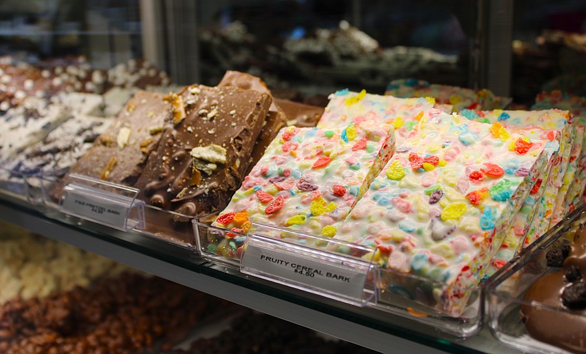 Those seeking a sweet treat at the Chocolate Emporium have plenty of options to choose from in white, dark and milk chocolate.