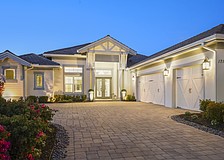 This Lake Club home at 17115 Salerno Drive sold for $2.6 million. Built in 2020, it has four bedrooms, four baths, a pool and 3,596 square feet of living area.