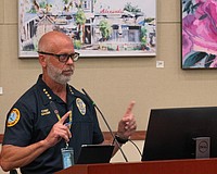 Longboat Key Police Chief Russ Mager said he supports the three-year contract between the town and Southwest Florida Police Benevolent Association.
