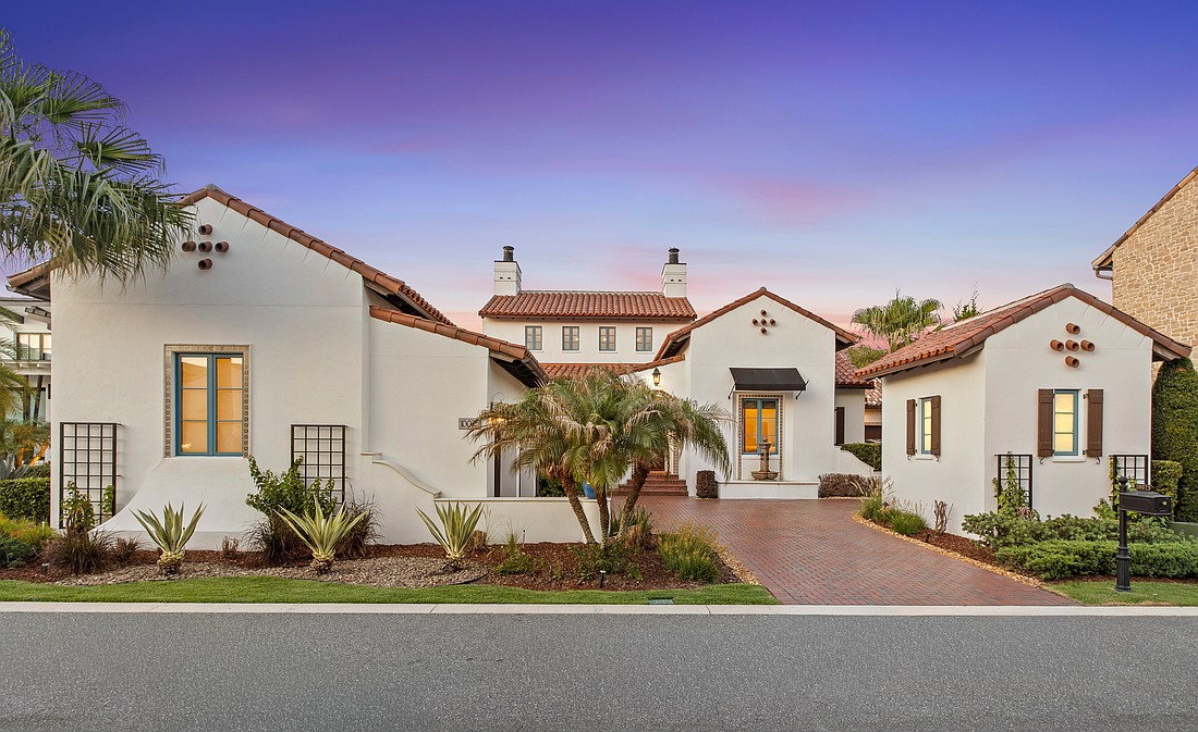 The home at 10075 Symphony Grove Drive, Orlando, sold June 22, for $5,595,000. The Sonatina is a single-story Spanish-inspired cottage located inside Walt Disney World's Golden Oak neighborhood. The sellers were represented by Ken Pozek, Real Broker LLC.