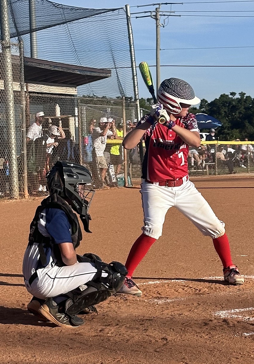 Dylan Parrish (right) steps up to the plate for the Sarasota Little League 12U American All-Stars during Florida's District 16 tournament. The team would have to advance through sectional, state and regional tournaments if it were to qualify for the Little League World Series. Dylan Parrish (right) steps up to the plate for the Sarasota Little League 12U American All-Stars during Florida's District 16 tournament. The team would have to advance through sectional, state and regional tournaments if it were to qualify for the Little League World Series.
