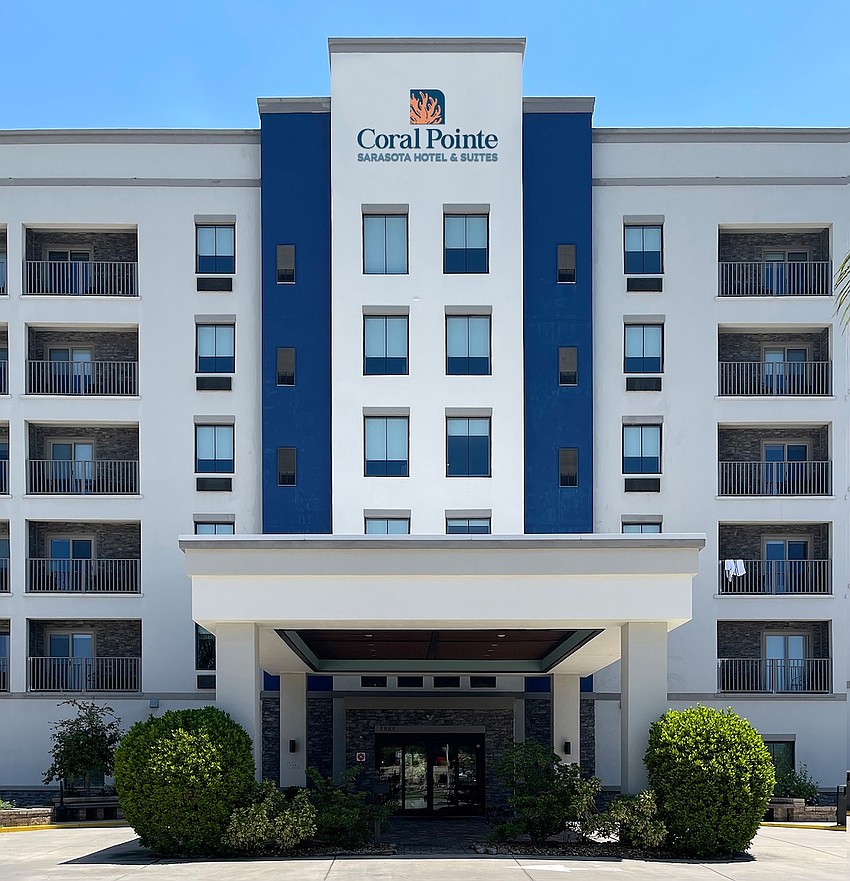 Coral Pointe Sarasota is the new name of the hotel formerly known as Magnolia Pointe.