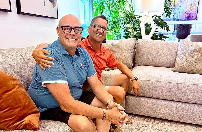 Ken Rushing and Noel Ladd are co-owners of Couch LBK.