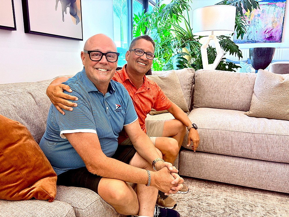 Ken Rushing and Noel Ladd are co-owners of Couch LBK.
