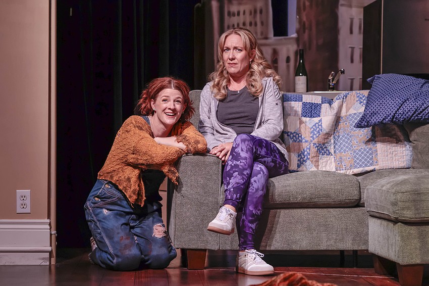 Kesley Stalter and Katharine McLeod settle into a new apartment in the city, and a new life, in Florida Studio Theatre's 