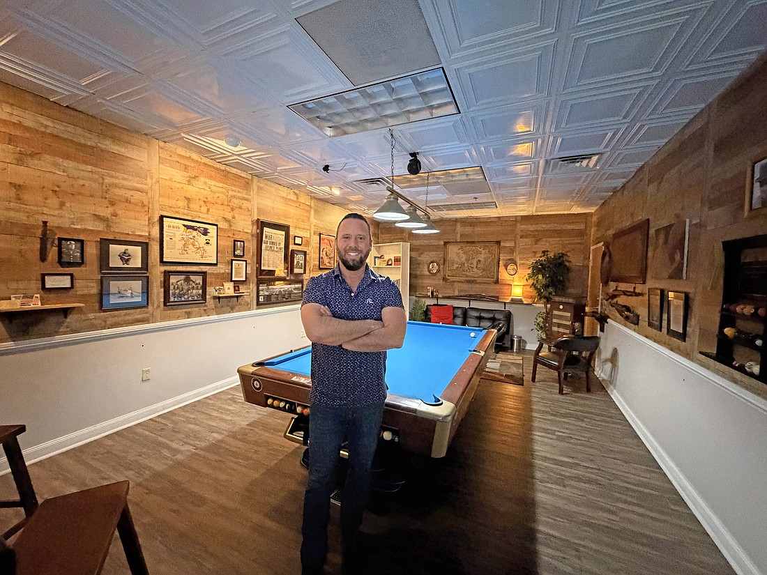 Austin Arthur transformed a former office space into a mini museum known as the Churchill Room, featuring artifacts from World War I, World War II, the Cold War and other significant eras of history.