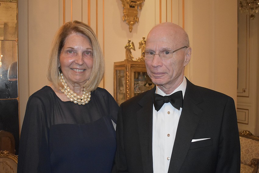 Drs. Gail and Joel Morganroth at the Grande Soirée benefiting Women in Philanthropy, held last November.