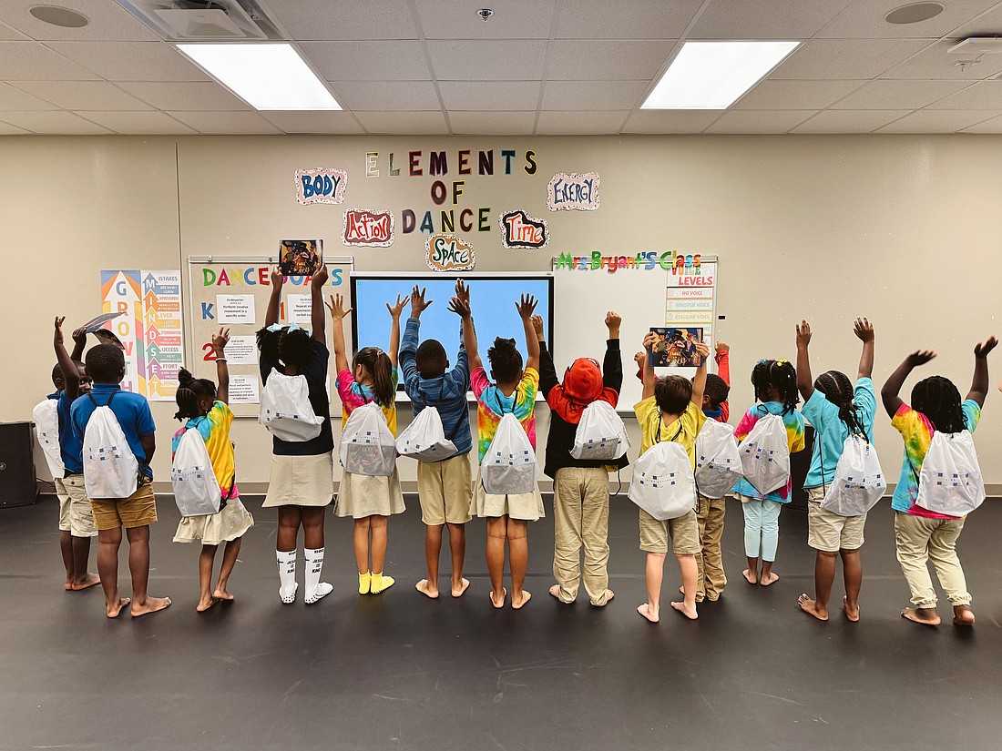 Let Kids Create Inc. worked with children at Maxey Elementary School.