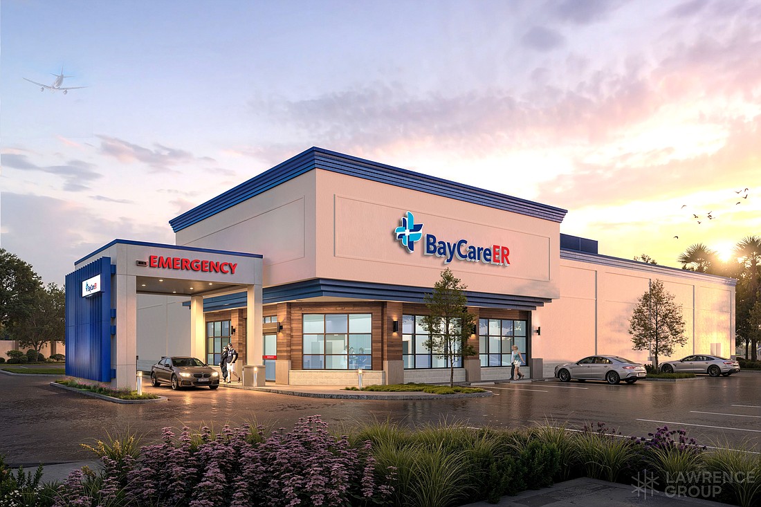 The BayCareER South Tampa is under construction on the site of a former CVS on S. Dale Mabry Highway.