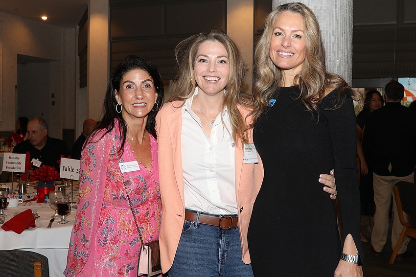 Barbara Najmy and Jennifer Alokeh pose with Veronica Thames, executive director of the Manatee Community Foundation, at the annual Giving Breakfast in March. Najmy said the foundation couldn't be more supportive of the circle's move to nonprofit status. Barbara Najmy and Jennifer Alokeh pose with Veronica Thames, executive director of the Manatee Community Foundation, at the annual Giving Breakfast in March. Najmy said the foundation couldn't be more supportive of the circle's move to nonprofit status.