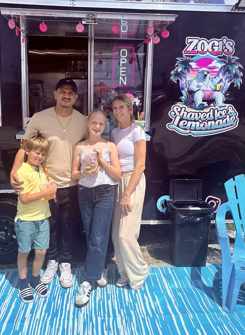 Logan Hansen, Matthew Schmidt, Zoey Hansen and Danielle Hansen started Zogi's Shaved Ice & Lemonade in order to build and grow as a family. FoodTrukt takes it to another level. Logan Hansen, Matthew Schmidt, Zoey Hansen and Danielle Hansen started Zogi's Shaved Ice & Lemonade in order to build and grow as a family. FoodTrukt takes it to another level.