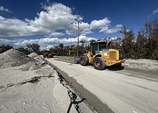 Tons of sand were removed from roadways along Sarasota County beaches in the wake of the 2024 hurricanes.