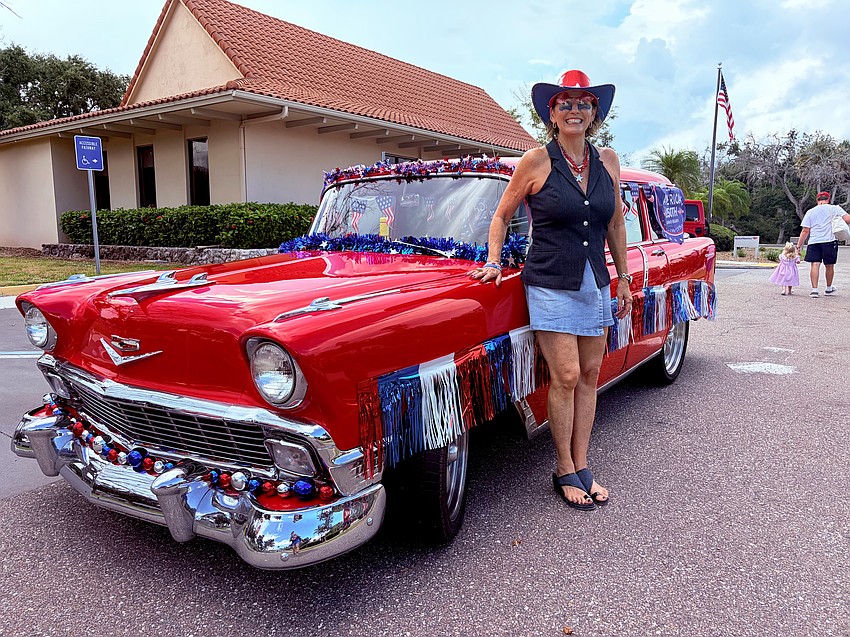 JoDene Moneuse won the top prize for the most patriotic float at Freedom Fest 2026.