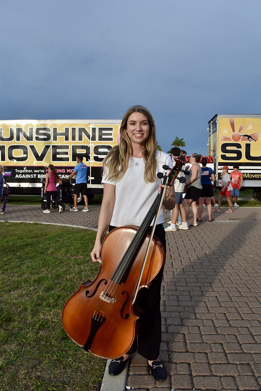 East County's Sarah Troeller is a cellist with the Pops Orchestra of Sarasota and Bradenton and is an orchestra teacher at Braden River Middle School.