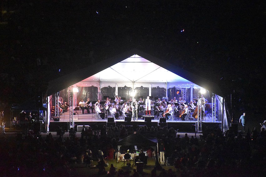 The performance by the Pops Orchestra of Sarasota and Bradenton was gifted to the community by an angel investor.