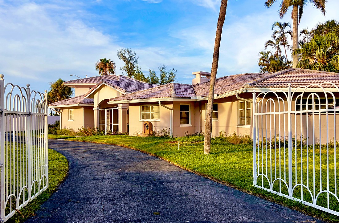 The home at 11 S. Washington Drive sold for $5.4 million. Built in 1953, it has three bedrooms, three baths, a pool and 2,284 square feet of living area.