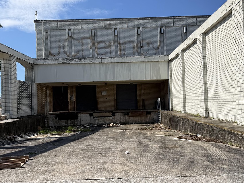 The name outline remains at the loading zone for JCPenney, which closed in October 2020 at Regency Square Mall. The name outline remains at the loading zone for JCPenney, which closed in October 2020 at Regency Square Mall.