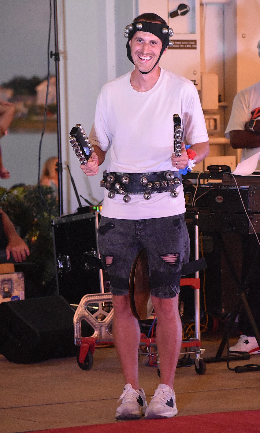 Lakewood Ranch's Chris Ruzicka, who was picked from the audience to participate in the Circus Arts Conservatory performance, says the experience was memorable, but he doesn't plan to run off and join the circus anytime soon.