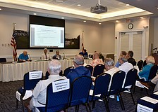 A joint workshop is held at Lakewood Ranch Town Hall June 30 with Commissioner Bob McCann and CDD board members.