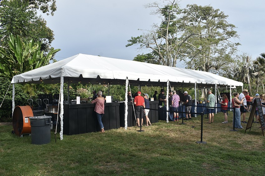 Attendees had the chance to enjoy food from Michael's on East.