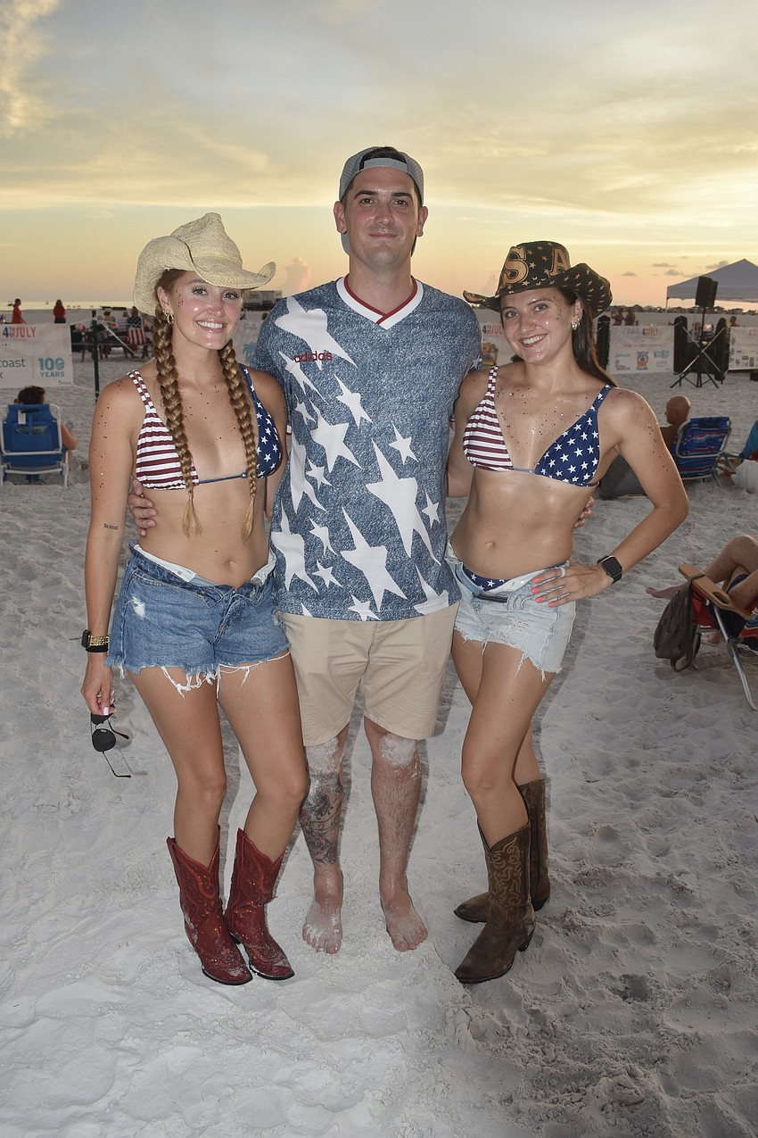 Natasha Magee, her boyfriend Ryan Wilson and sister Sabrina Jenkins attended the show during a family visit to the area.