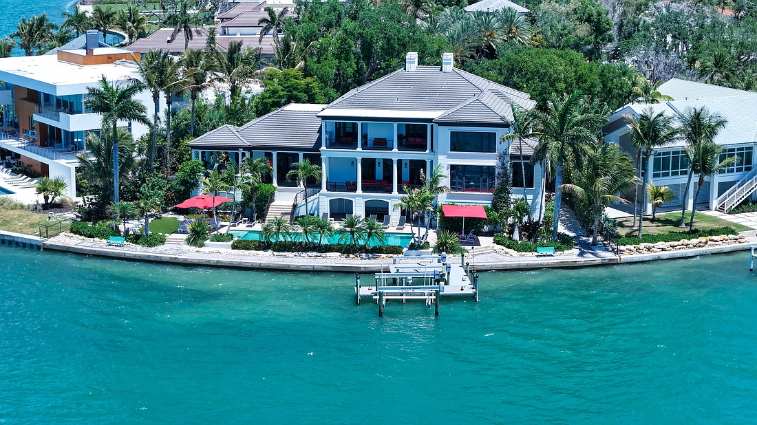 The house at 1204 Hillview Drive in Sarasota has sold for $17 million.