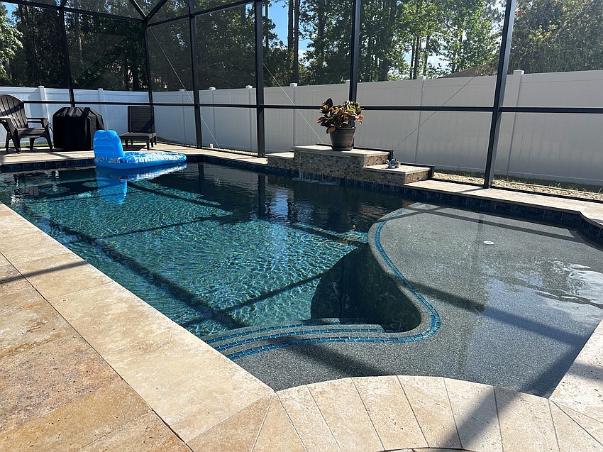 A pool constructed by Agua Construction, located in Palm Coast. Courtesy photo A pool constructed by Agua Construction, located in Palm Coast. Courtesy photo