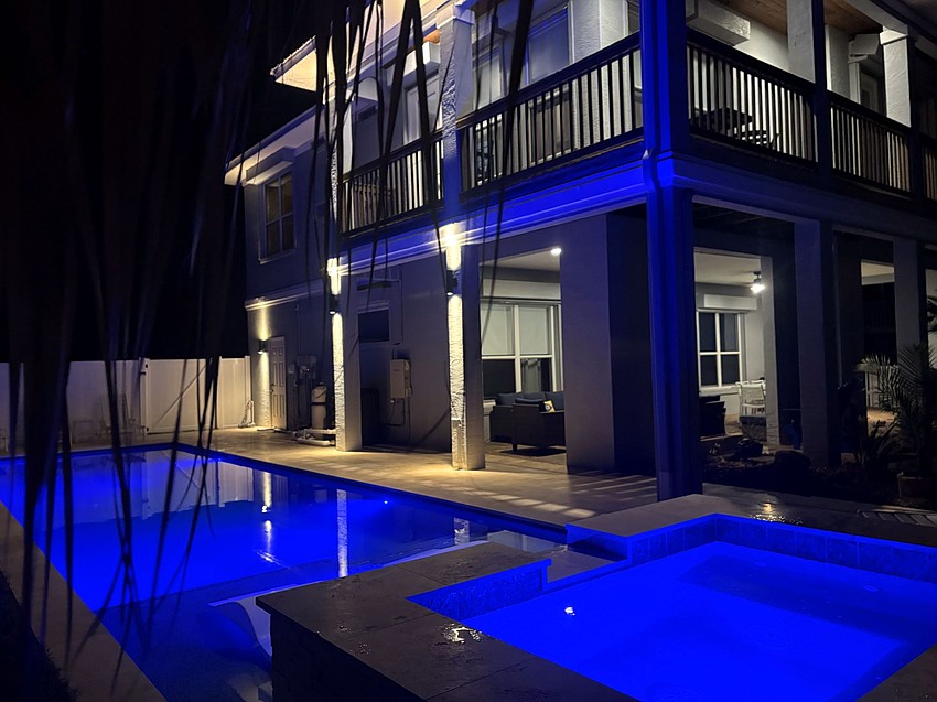A pool constructed by Agua Construction, located in Palm Coast. Courtesy photo A pool constructed by Agua Construction, located in Palm Coast. Courtesy photo