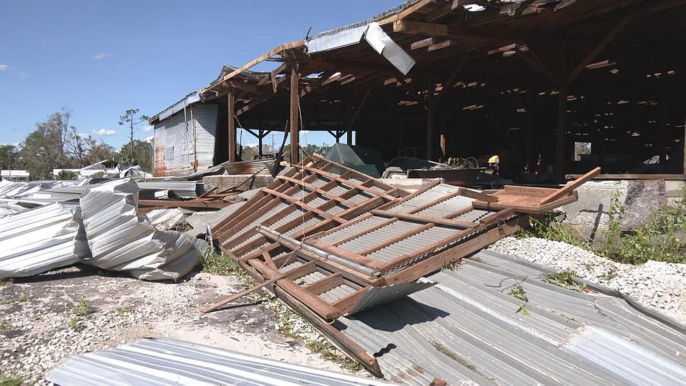 Madison County sustained damage last year in Hurricane Helene. Mike Exline/File