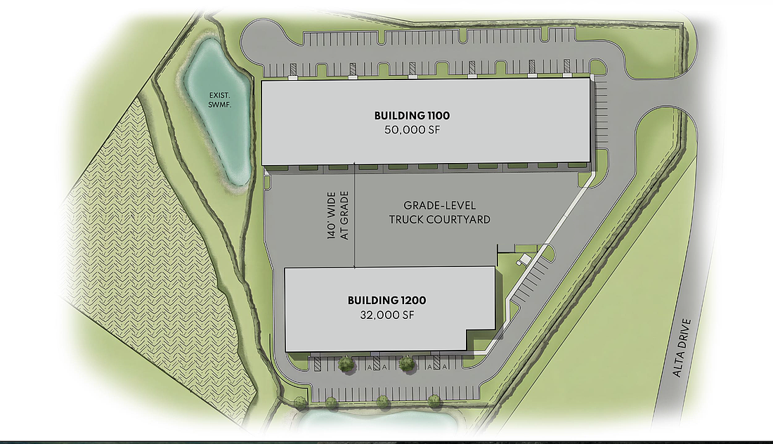 Port Jax Trade Center’s developer is preparing for the 11th and 12th speculative warehouses in the North Jacksonville business center.