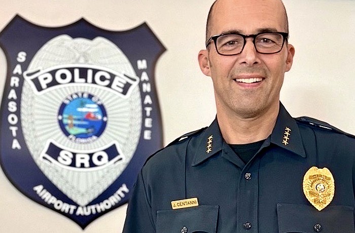 Joseph Centanni is the new chief of police at Sarasota-Bradenton International Airport.
