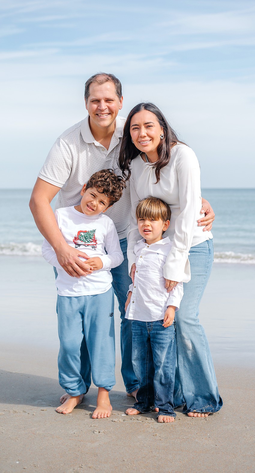 Dianne Santamaria with her husband, Kyle Seaton, and children Oliver, 7, and Roman, 4. Courtesy photo Dianne Santamaria with her husband, Kyle Seaton, and children Oliver, 7, and Roman, 4. Courtesy photo