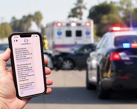 CommunityConnect facilitates communications throughout interactions with the Sarasota County Sheriff's Office.