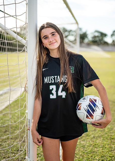 Playing in a reserve role, Sky Commissar appeared in 14 games for Lakewood Ranch girls soccer in 2024-25. The Mustangs reached the FHSAA Class 6A state semifinals with her in the fold. Playing in a reserve role, Sky Commissar appeared in 14 games for Lakewood Ranch girls soccer in 2024-25. The Mustangs reached the FHSAA Class 6A state semifinals with her in the fold.