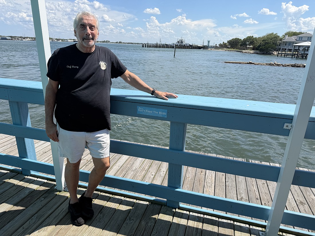 Harry Mangini is once again the owner of the Sandollar Restaurant near the St. Johns River Ferry.