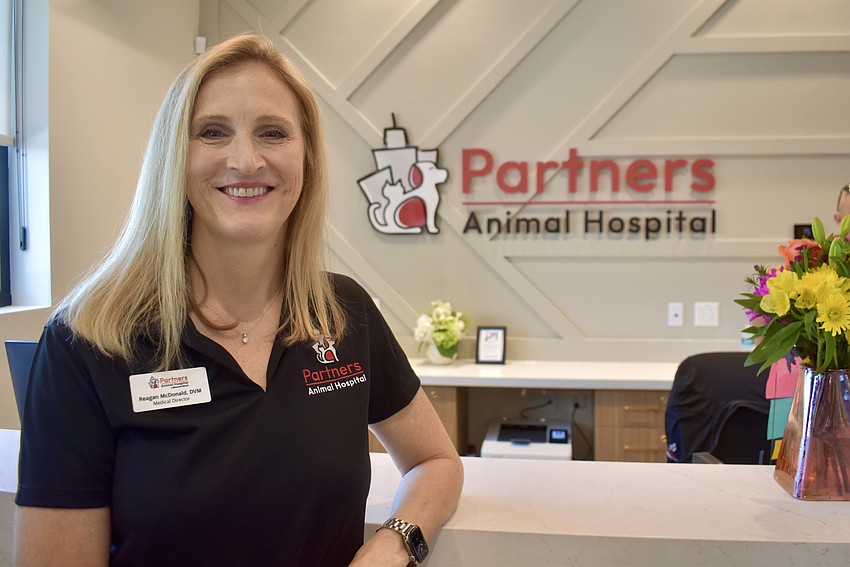 Dr. Reagan McDonald is the medical director and managing partner at Partners Animal Hospital Lakewood Ranch.