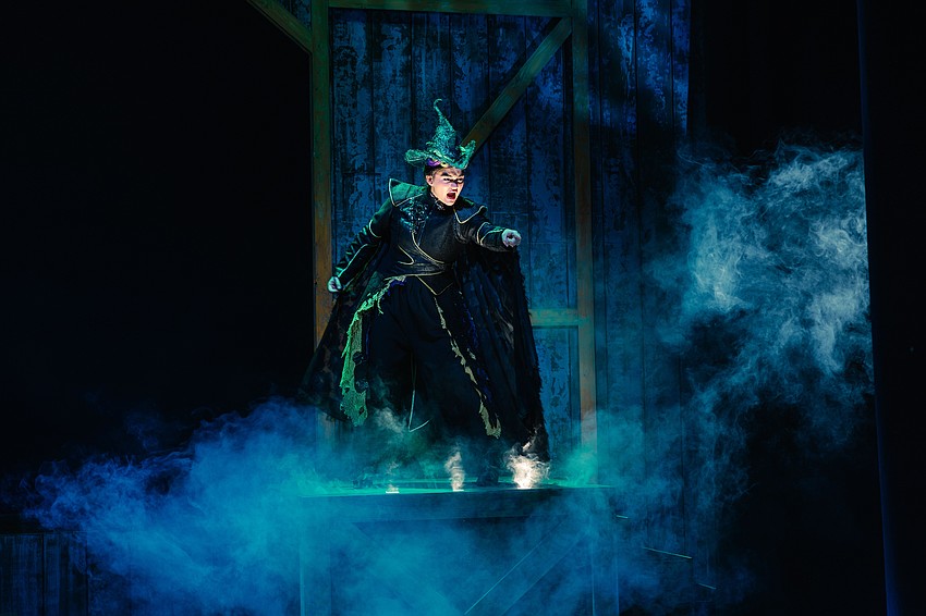 Ellie Papataros stars as the Wicked Witch in Asolo Repertory Theatre's youth edition of Ellie Papataros stars as the Wicked Witch in Asolo Repertory Theatre's youth edition of