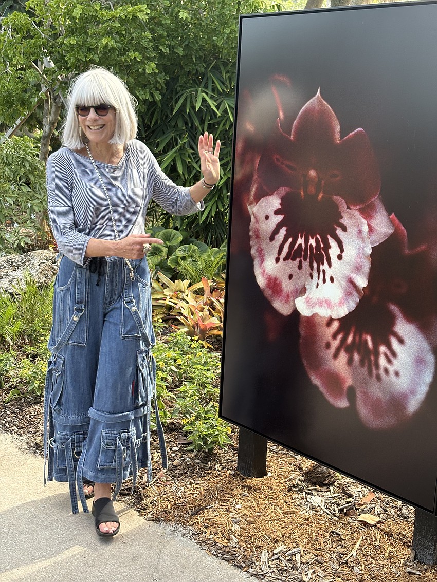 Lynn Goldsmith poses during a tour of her exhibition, Lynn Goldsmith poses during a tour of her exhibition,