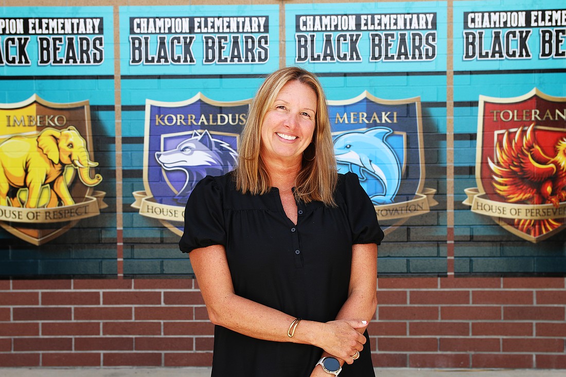 Champion Elementary Principal Samantha Fabulich began her career with Volusia County Schools in 2000. Photo by Jarleene Almenas