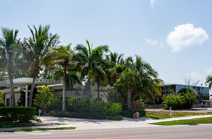 Whitney’s Restaurant on the north end of Longboat Key is planning to expand to the office building next door, pictured to the right.