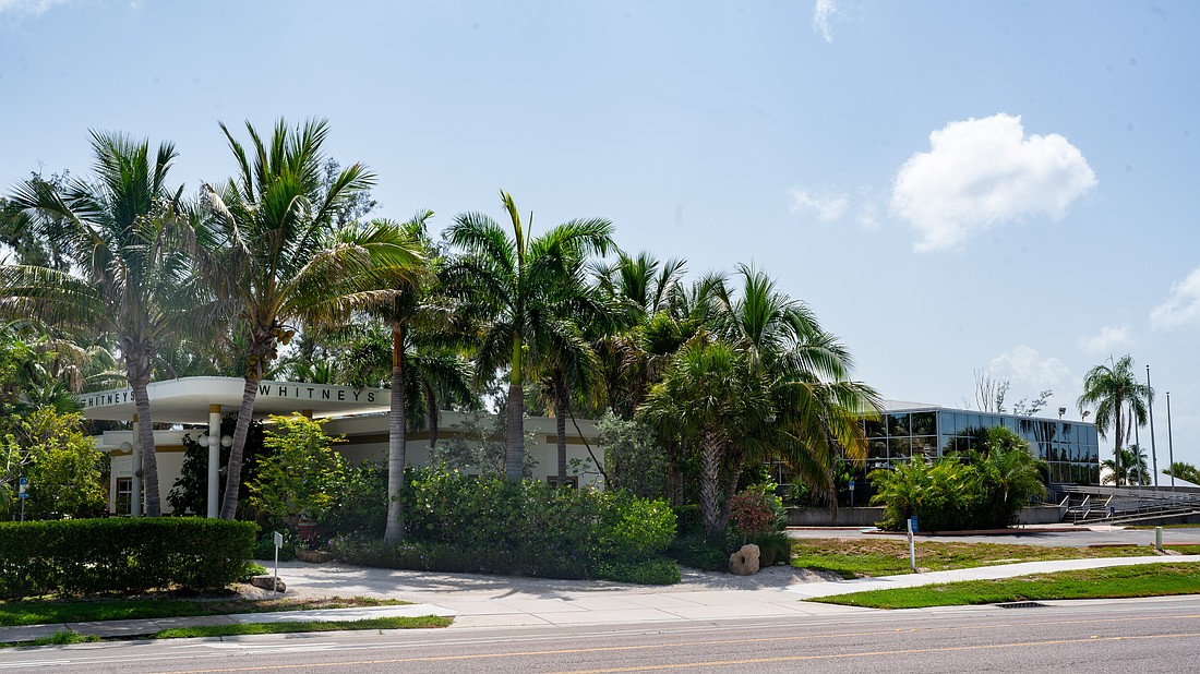 Whitney’s Restaurant on the north end of Longboat Key is planning to expand to the office building next door, pictured to the right.