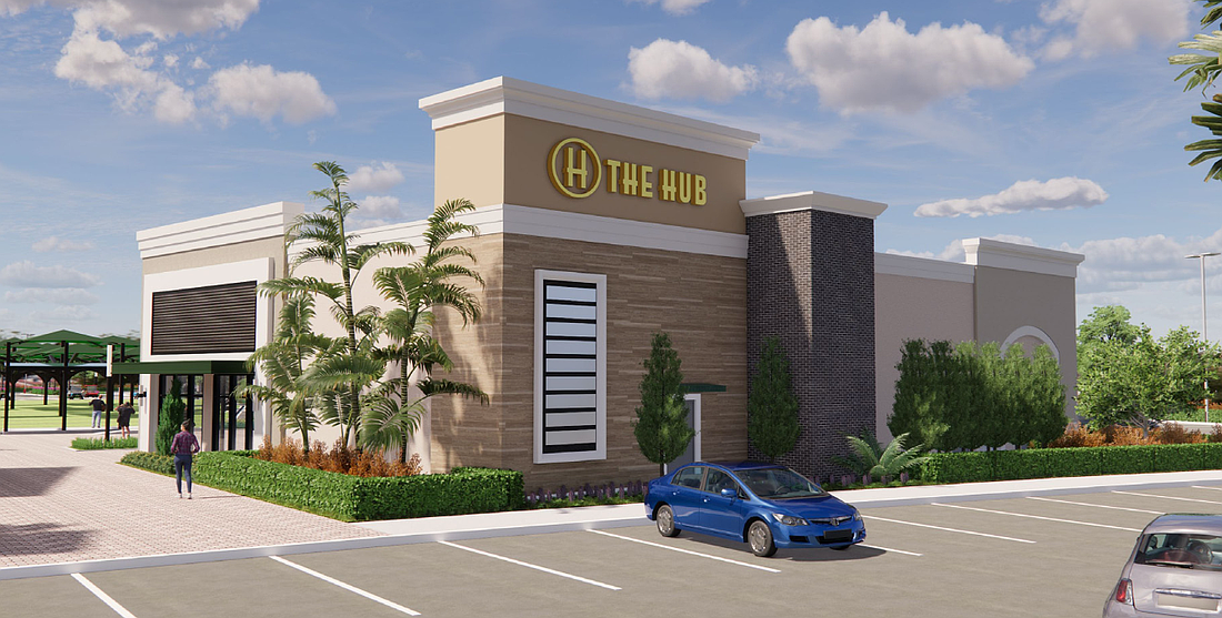 Plans for the The Hub at Nocatee call for 64,000 square feet of commercial buildings, parking, utilities and associated infrastructure north of Valley Ridge Road and Sawston Road.
