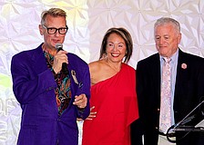 Jon Mongeau and Lita and John Brannan accept the award for Emerging Business of the Year on Oct. 23 at the Longboat Key Chamber of Commerce 2025 membership awards banquet at Lido Beach Resort. Following the shop's recent closure announcement, John Brannan explained their team is proud of everything it did, but knew this was a tough decision they had to make.