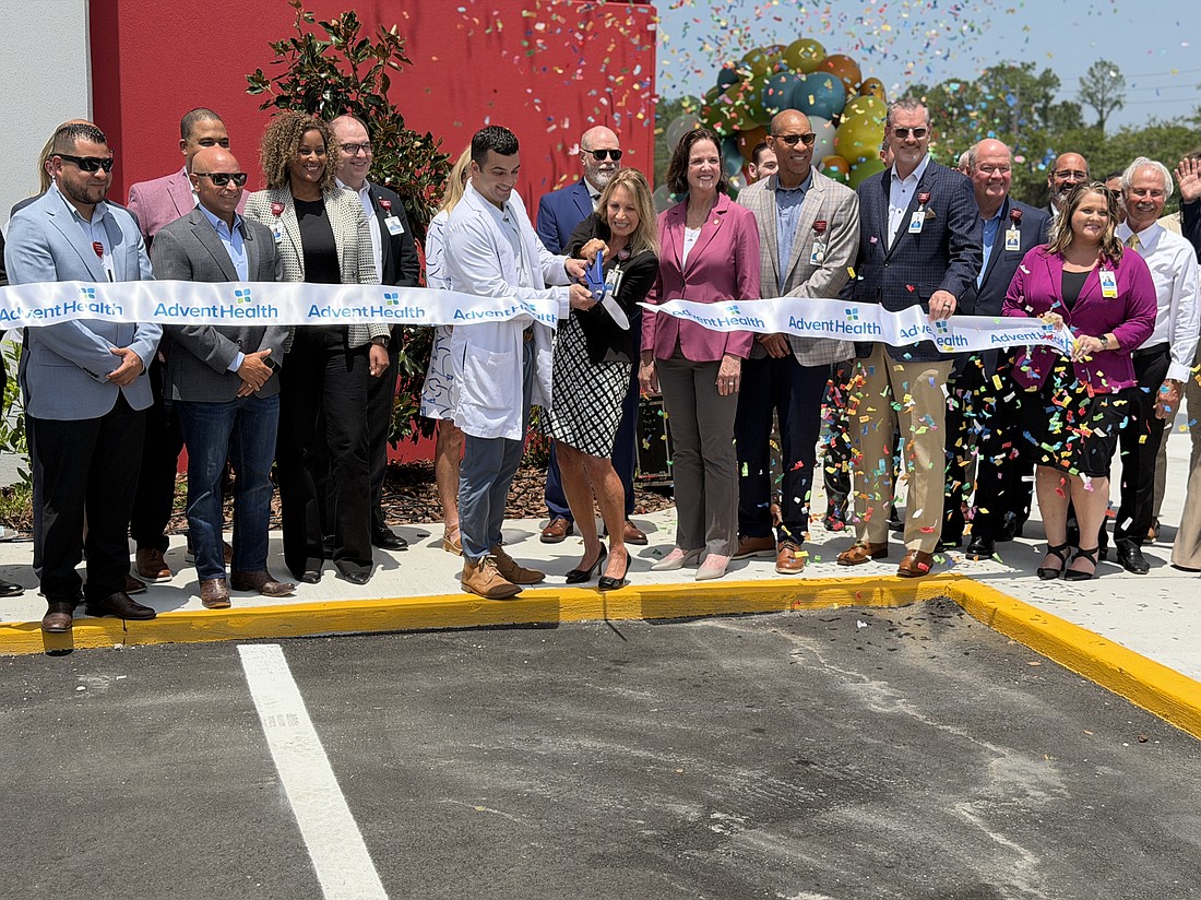AdventHealth had a ribbon cutting ceremony for its first St. Johns County emergency room July 10 and will begin serving patients July 14.