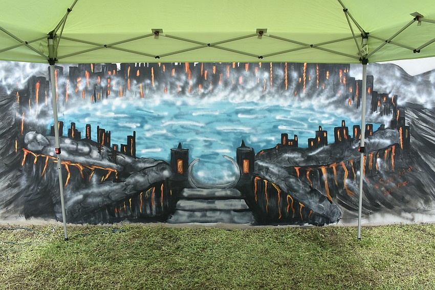 Serena Phillips painted 