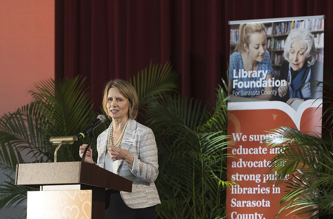 Alisa Mitchell helped guide the organization to record-breaking successes in fundraising with its sell-out annual author luncheon, the group said in a release, adding that she played a significant role in growing the donor base and more.